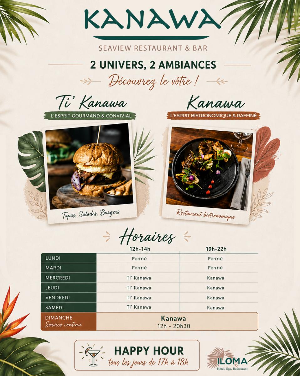 Restaurant & Bar
Plaisirs gustatifs dans un cadre exceptionnel